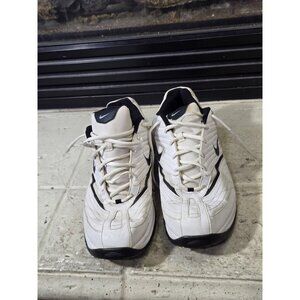 Nike Mens SZ 12 Golf Cleats Golf shoes LN2 Classic 312398-101 White Black